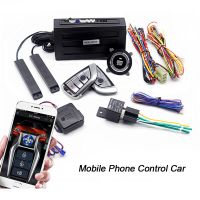 Mobile Phone Control Car Start Engine Remotely Keyless Entry System Ignition Start Stop Button Alarm With Autostart Remote start