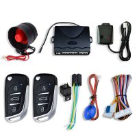 Central Locking Auto Car Alarm Immobilizer System With Horn Warning Siren Sensor Remote Control Door Lock Automation Security