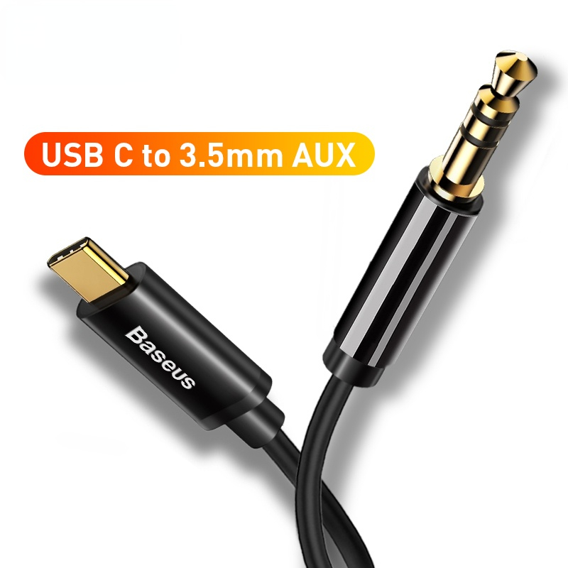 USB C to 3.5mm AUX Cable Car Audio Type C Male to Jack Adapter Male for Samsung Huawei Xiaomi Auto Car Supplies Cable