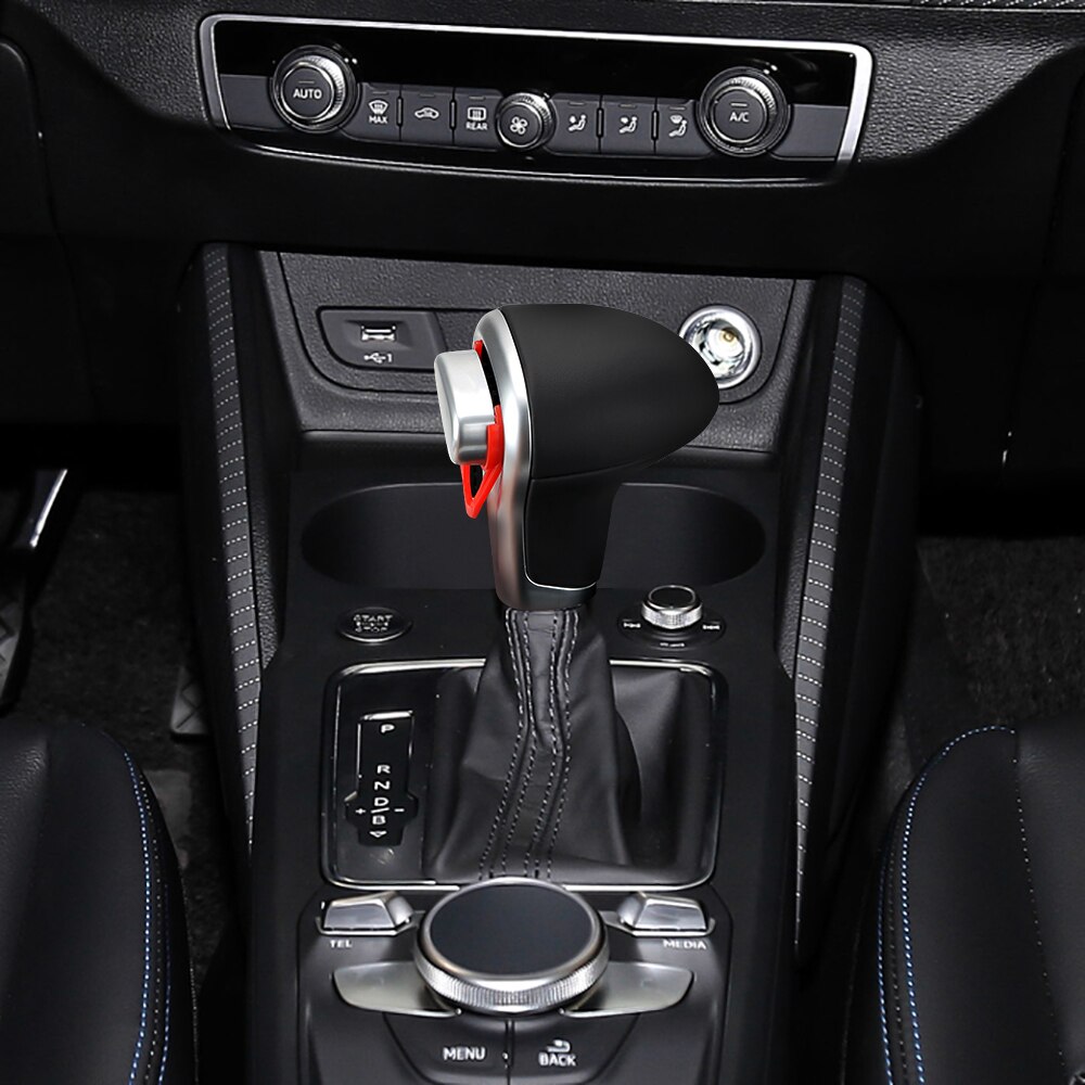 Car Automatic Chrome Auto Gear Shift Knob FOR AUDI A6 A7 A3 A4 A5 A6 C6 Q5 2009 2010 2011 2012 2014 4G1 713 139 R Accessories