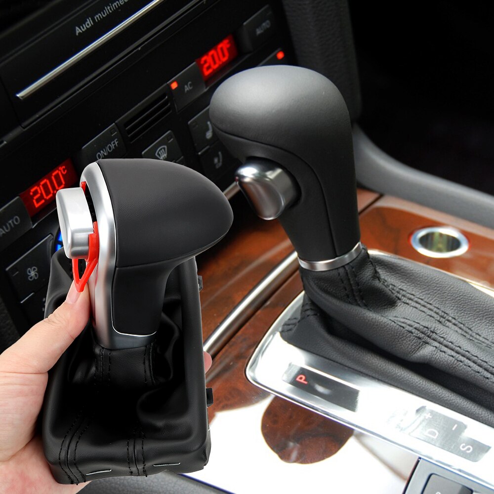 Car Automatic Chrome Auto Gear Shift Knob FOR AUDI A6 A7 A3 A4 A5 A6 C6 Q5 2009 2010 2011 2012 2014 4G1 713 139 R Accessories