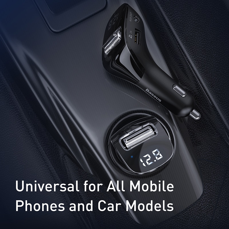 Car Aux Bluetooth Adapter Dual USB Car Charger FM Transmitter Handsfree Car Kit Auto Mp3 Player Bluetooth Car Receiver