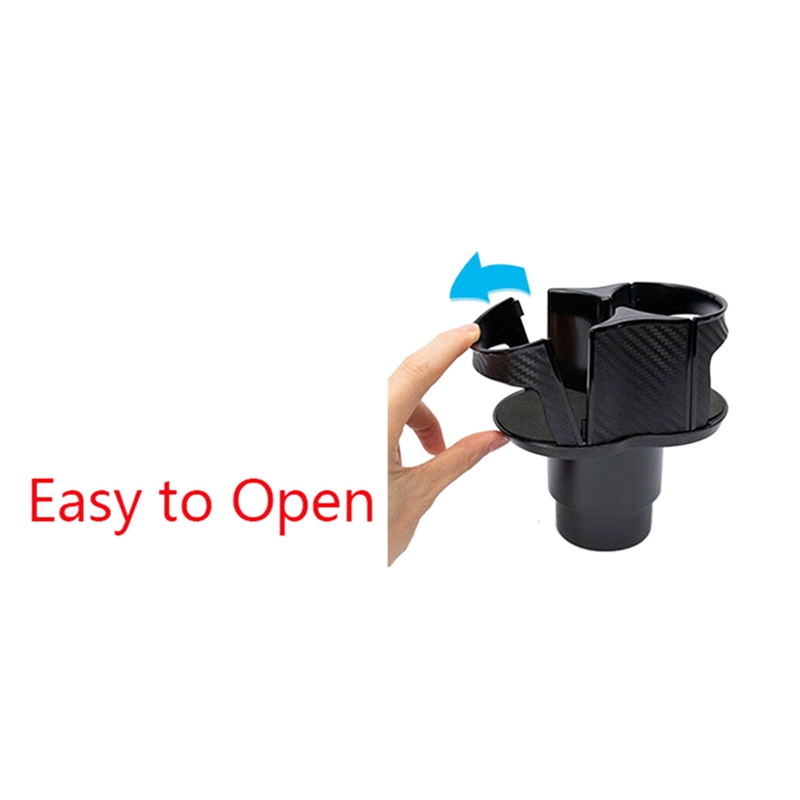 Car Center Console Dual Cup Holder Expander, 2 In 1 Multifunctional 2 Cup Mount Extender, Unique Design Soft Drink Can Bottle