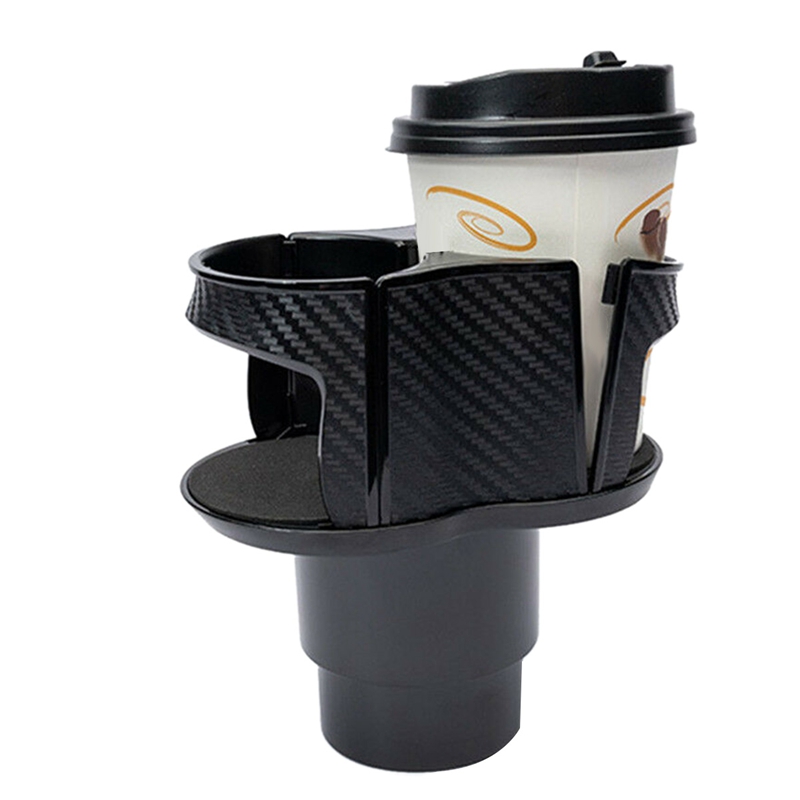 Car Center Console Dual Cup Holder Expander, 2 In 1 Multifunctional 2 Cup Mount Extender, Unique Design Soft Drink Can Bottle