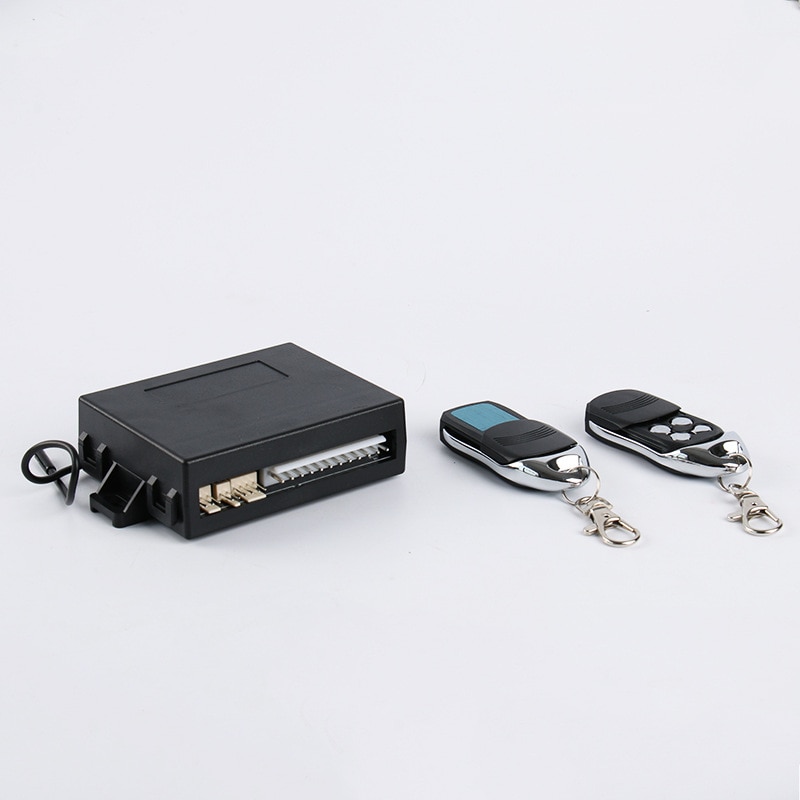 Central Locking Automation Car Alarm Remote Control Unit With Electric Motor Door Lock Automatic Siren Burglar Alarm System