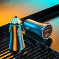 40W Car Charger PD 20W USB Type C Fast Charging USB Charger Cigarette Lighter Adapter Quick Charge For iPhone 12 Xiaomi