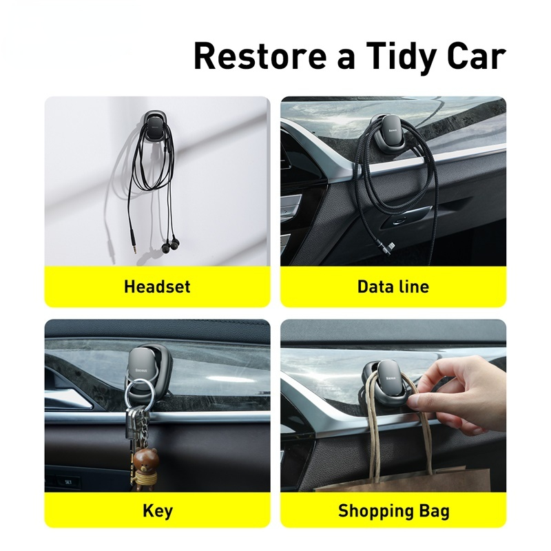 2pcs Car Clips Auto Fastener Vehicle Hooks Organizer Universal Car Accessories Sticker Holder Hanger Metal Clips for Car
