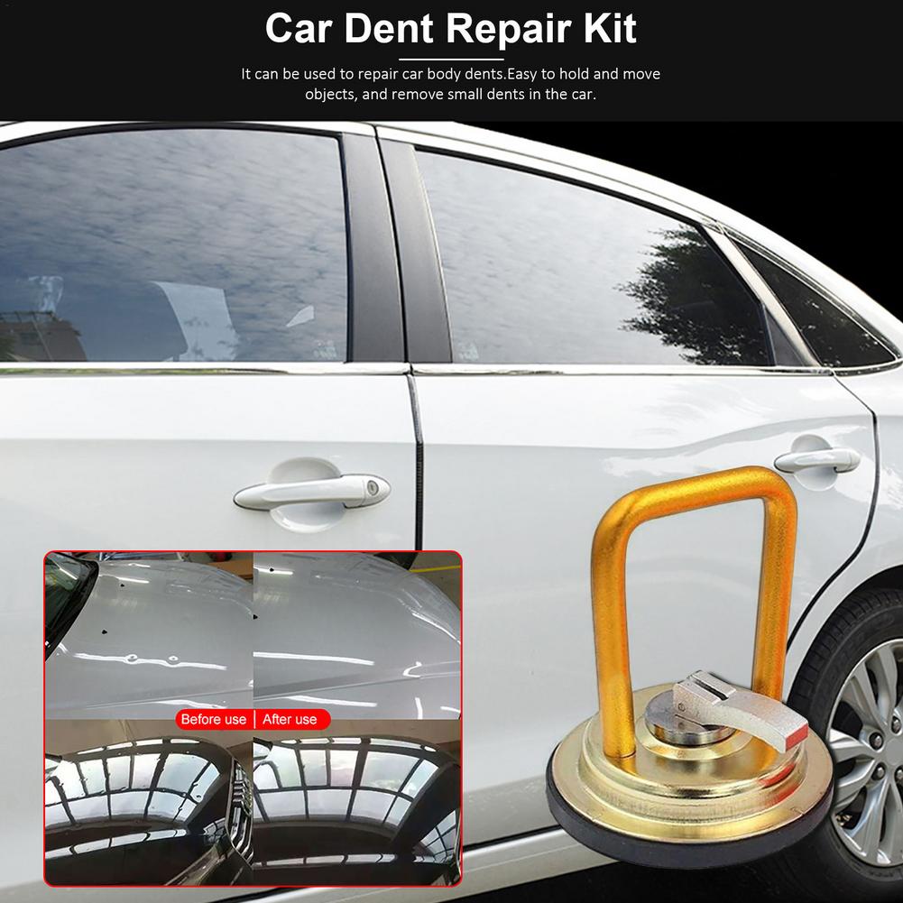 Car Dent Puller Repair Tool Auto Body Dent Removal Glass Vacuum Strong Suction Cup Aluminum Alloy Mini Dent Lifter Repair Kit