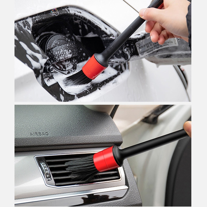 Car Detailing Brush Wash Brushes for Car Interior Cleaning Wheel Gap Rims Dashboard Air Vent Trim Detailing Washing Tools