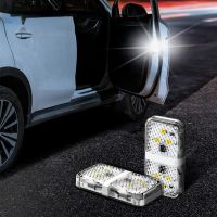 2PCS 6 LEDs Car Door Opening Warning Lights Waterproof Safety Flashing Auto Open Sticker Wireless Magnetic Signal Lamp