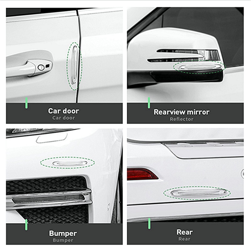 4Pcs Car Door Protector Guard Car Styling Airbag Buffer Scratch Protector Car Bumper Stickers Auto Door Edge Protection