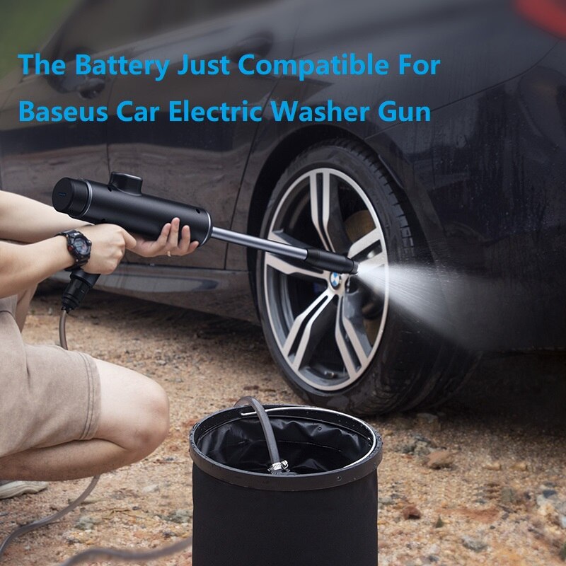 Car Electric Washer Gun Battery For Baseus Car High Pressure Washer Car Washer Accessories