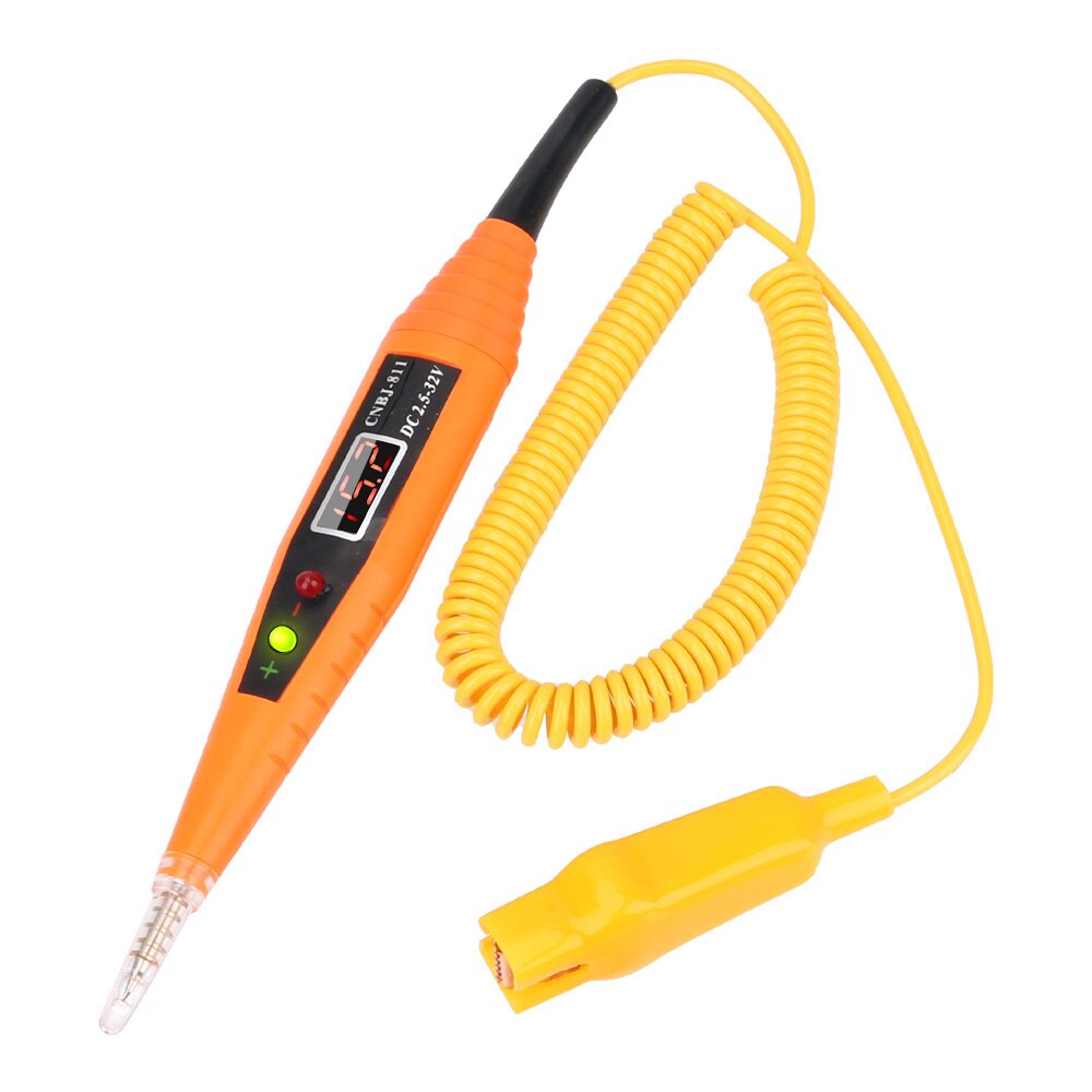 Car Electrical Circuit Test Pen Self Diagnosis Digital Display Voltage Test Pen Power Probe Pencil Car Diagnostic Tools Detector