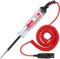 Car Electrical Circuit Tester Power Probe 0-48V Digital Voltage Tester 12V DC Diagnostic Tools LCD Motorcycle Truck Automotive
