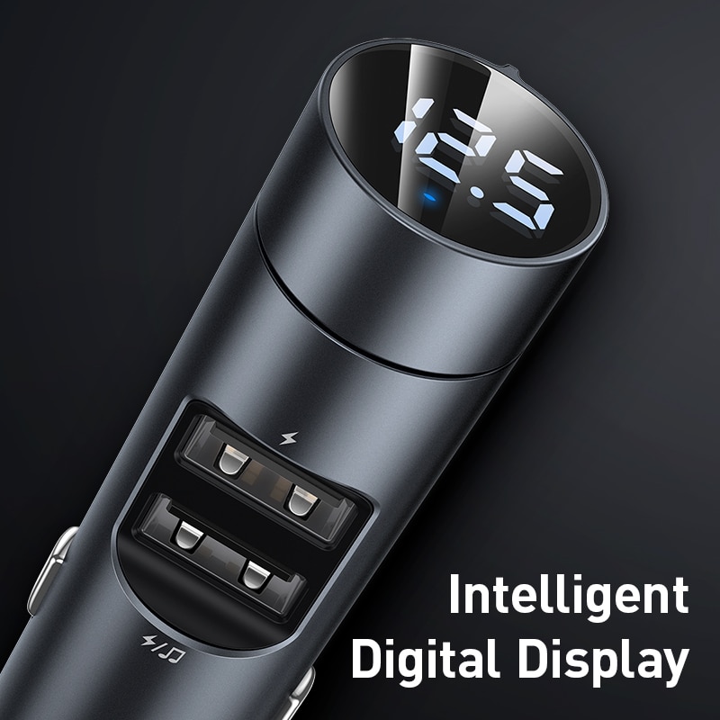 FM Transmitter Modulator Car Bluetooth 5.0 Wireless Handsfree Audio Receiver Auto MP3 Player 3.1A Dual USB Fast Charger