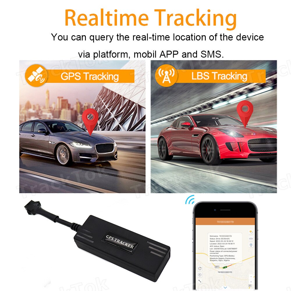 Car GPS Tracker Car/Motorcycle/Scooter GPS Tracking Device Car GPS Tracker Remote Oil Cut APP Online Monitoring
