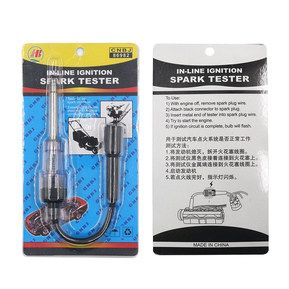 Car Ignition Spark Tester Spark Plug Ignition System Coil Engine In Line Auto Diagnostic Tester Tool