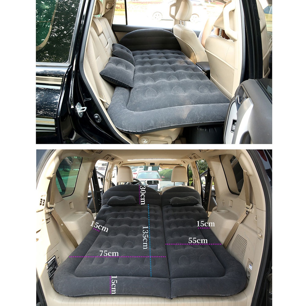 Portable Car Inflatable Mattress Auto Air Mattress Inflatable Air Bed Universal Inflatable Camping Mat For SUV Outdoor Traveling