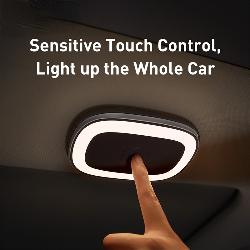 Car Interior Light Reading Lamp USB Rechargeable Magnetic LED Lamp Auto Roof Night Light Car Ceiling Lamp Car Accessories