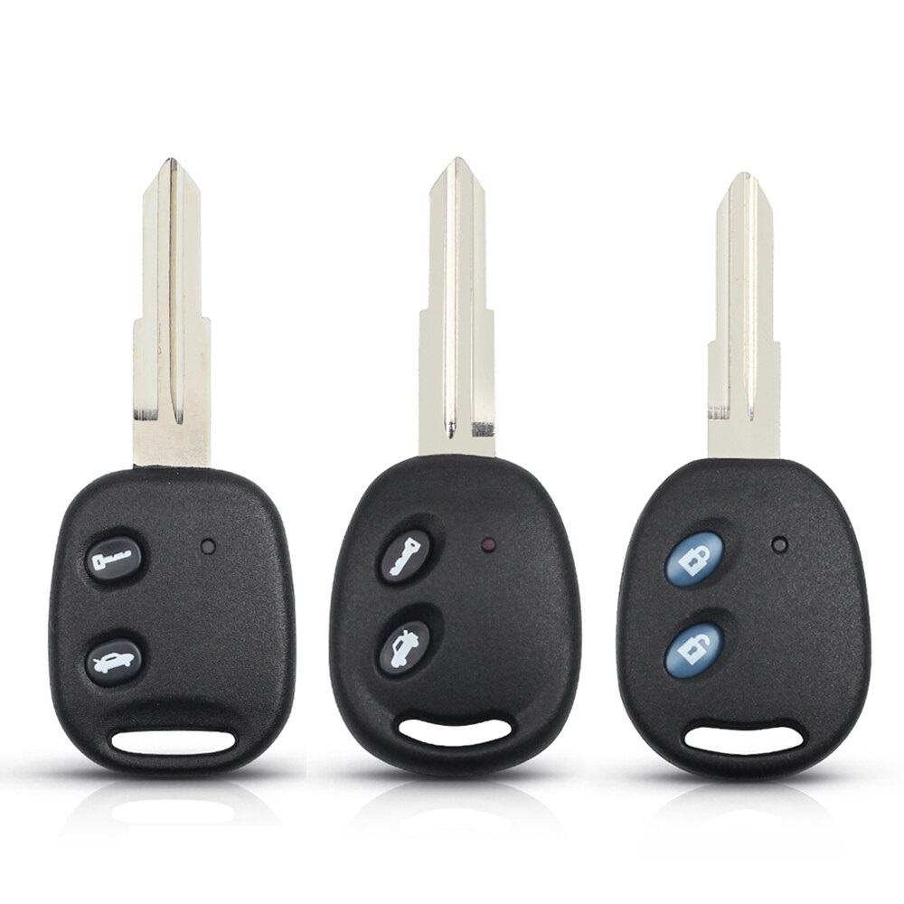 Car Key Case For Chevrolet LOVA Sail Epica Lechi Spark Remote Key 2 Buttons Uncut Blank Left/Right Blade Key Shell