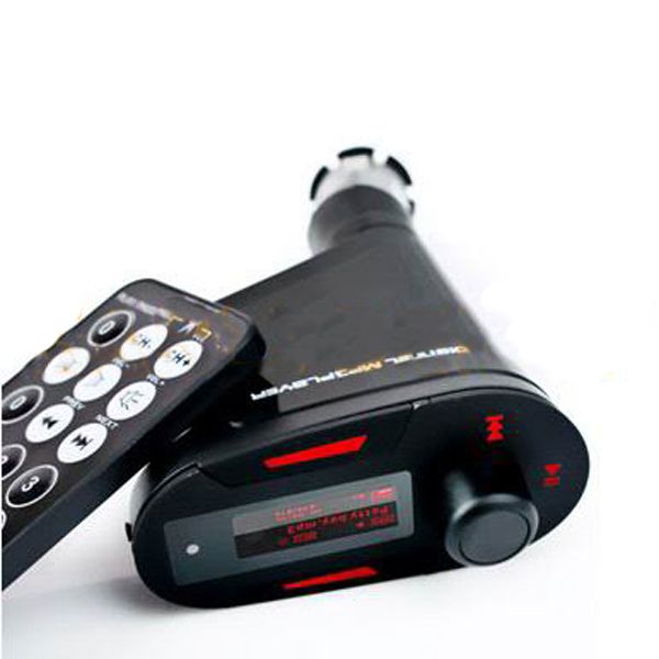 Car Kit MP3 Player Wireless FM Transmitter Modulator USB SD MMC LCD With Remote