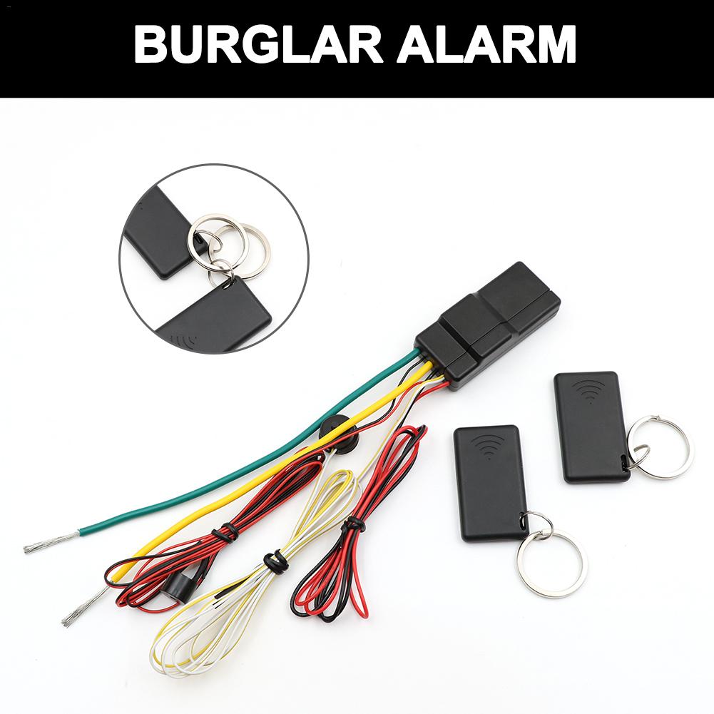 Car Lock Alarm 2.4G RFID Immobilizer Wireless Engine Lock Car Alarm System Anti-Hijacking Intelligent Circuit Cut Auto Unlock
