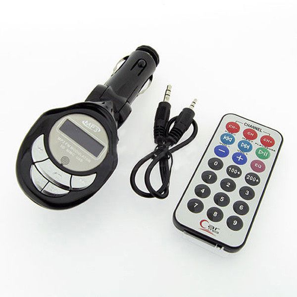 Car MP3 Player FM Transmitter USB Pen Drive/SD/MMC Slot