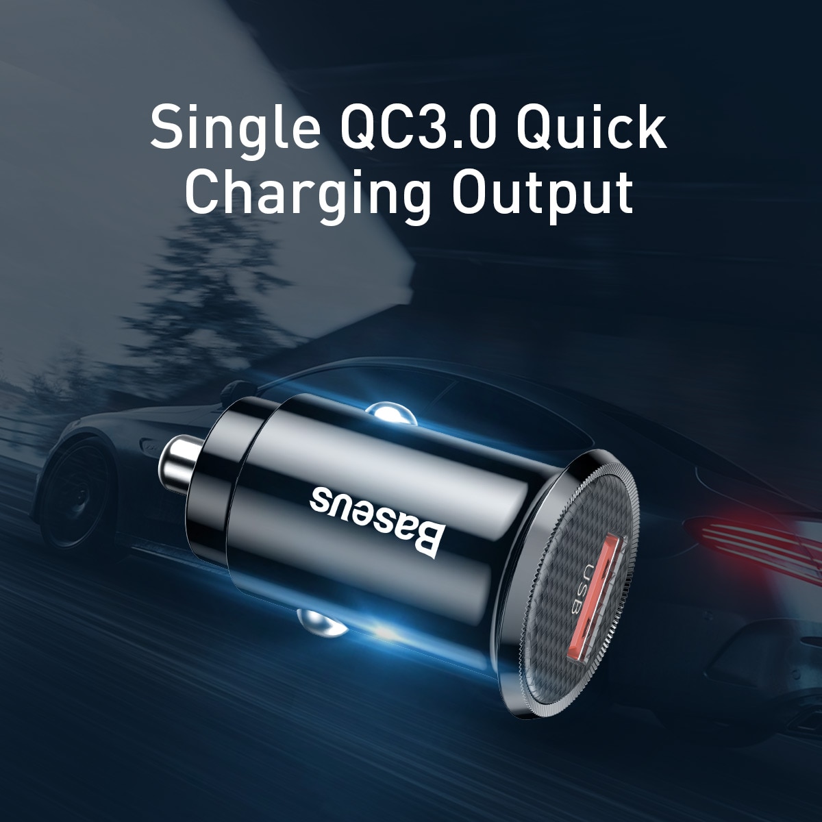 Mini USB Car Charger Quick Charge 3.0 Car Phone Charger for Xiaomi mi mi Samsung iPhone QC3.0 QC Fast Mobile Car Charging