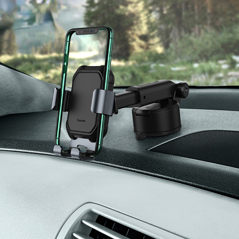 Car Phone Holder Universal Gravity Phone Support For iPhone 12 11 X 8 7 Adjustable Phone Mount Stand For Samsung Xiaomi