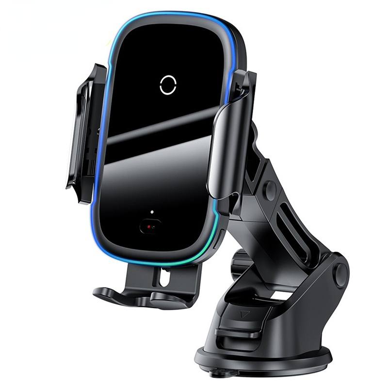 Car Phone Holder Wireless Charger Mobile Smartphone Support 15W Qi Wireless Charging Cell Phone Stand Cellphone Bracket