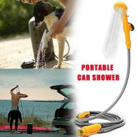 Car Rain Shower Sprayer Portable Camping Shower 12V Outdoor Car Wash Set Travel for Pet Dog Car Wash