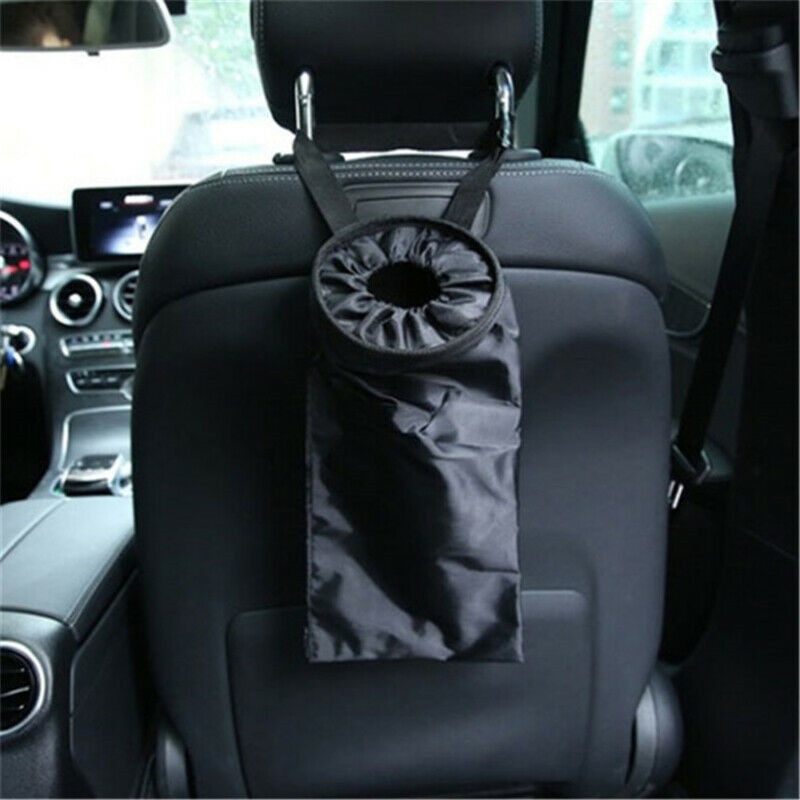 Portable Car Seat Back Storage Garbage Bag Car Auto Leak-proof Dust Holder Case Box Car Organizer Trash Can Car Accessories