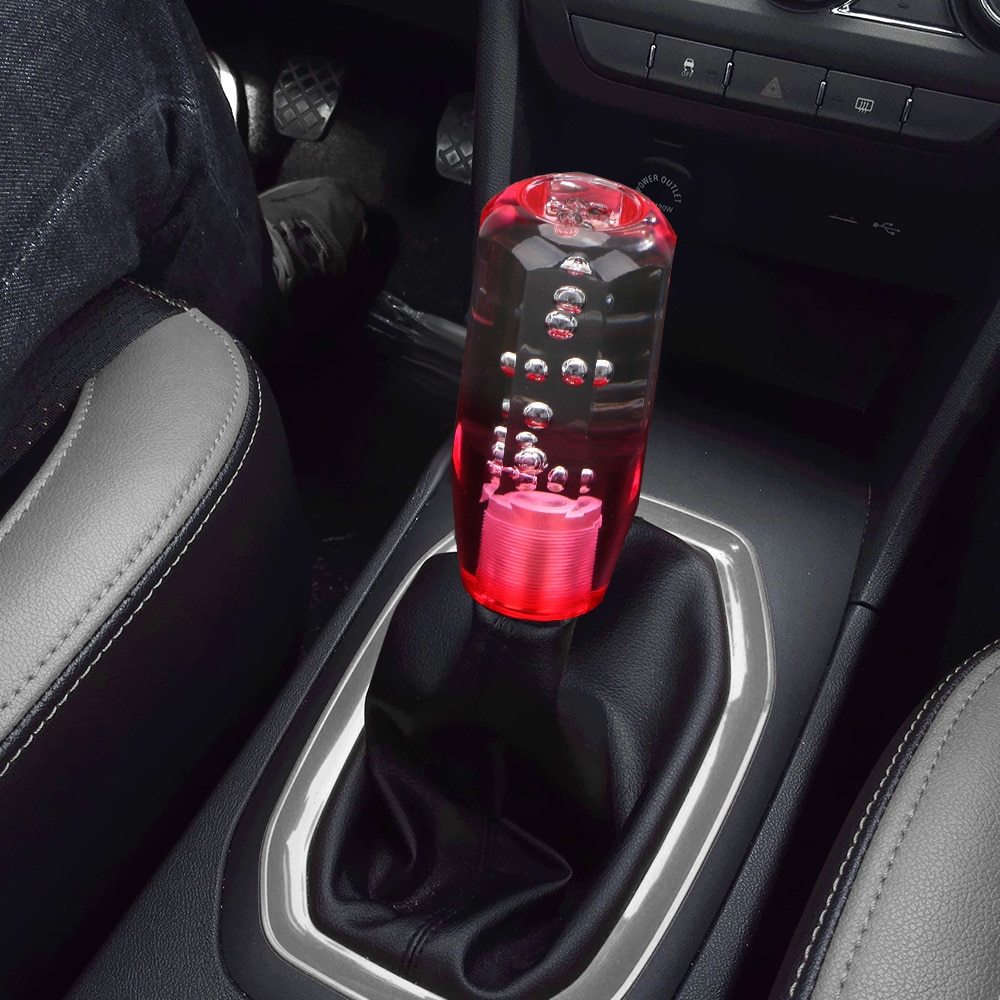 Shifter 10/15CM Car-styling Crystal Transparent Bubble Manual Transmission Car Gear Shift Knob Shift Knob Stick Universal