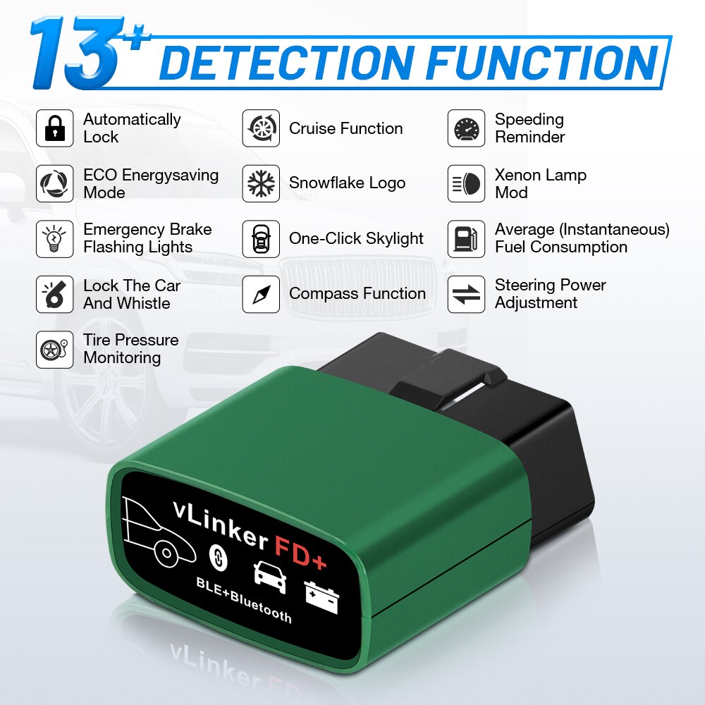 Car Vgate vLinker FD ELM327 FORScan For Ford wifi Bluetooth-4.0 OBD2 Car Diagnostic Auto Tool OBD 2 Scanner J2534 PK ELM327 v1.5