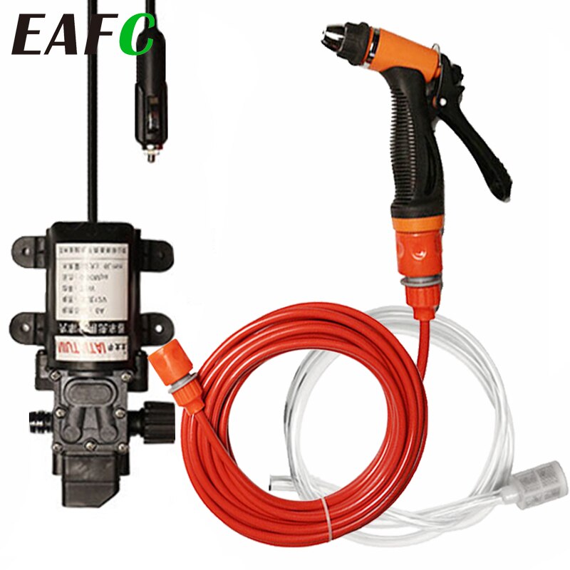 Car Wash 12V Car Washer Gun Pump High Pressure Cleaner Car Care Portable Washing Machine Electric Cleaning Auto Device