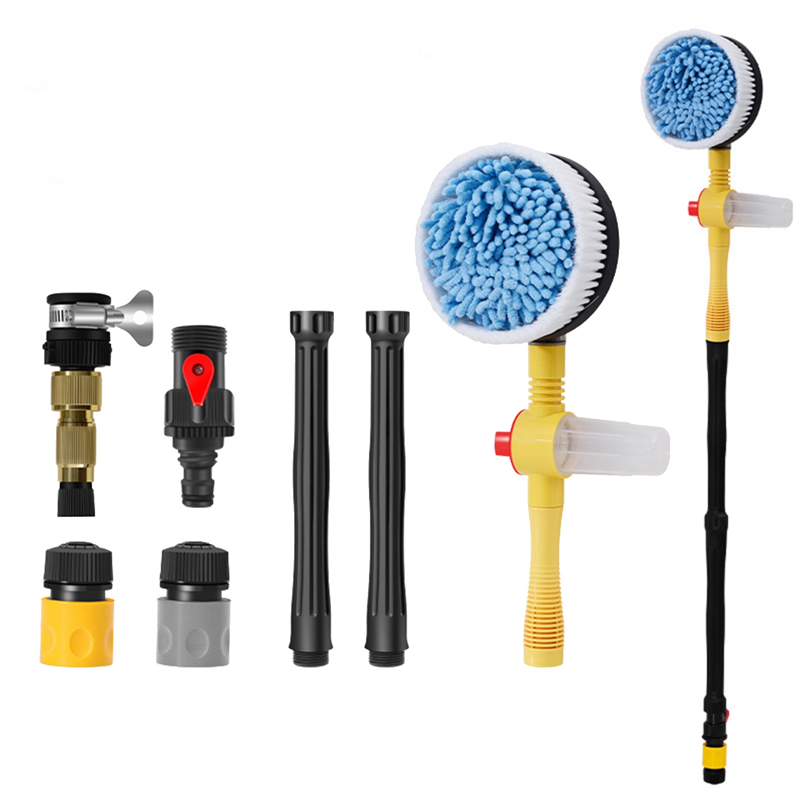 Car Wash Brush Cleaning Tools Mop Long Handle Automatic Foaming Car Chenille Microfiber Wash Mop Auto Accessories