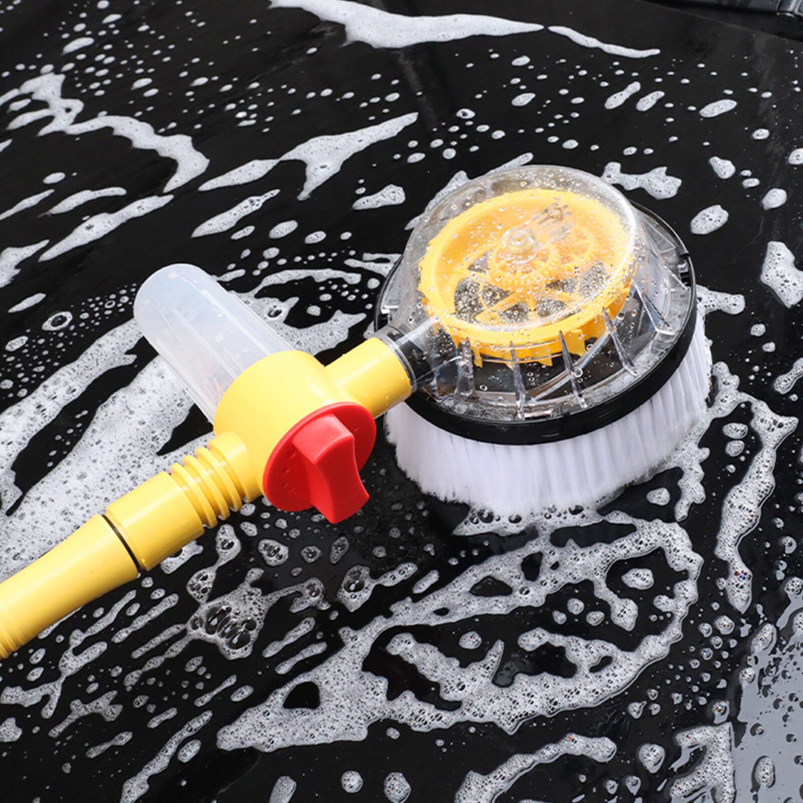 Car Wash Brush Cleaning Tools Mop Long Handle Automatic Foaming Car Chenille Microfiber Wash Mop Auto Accessories