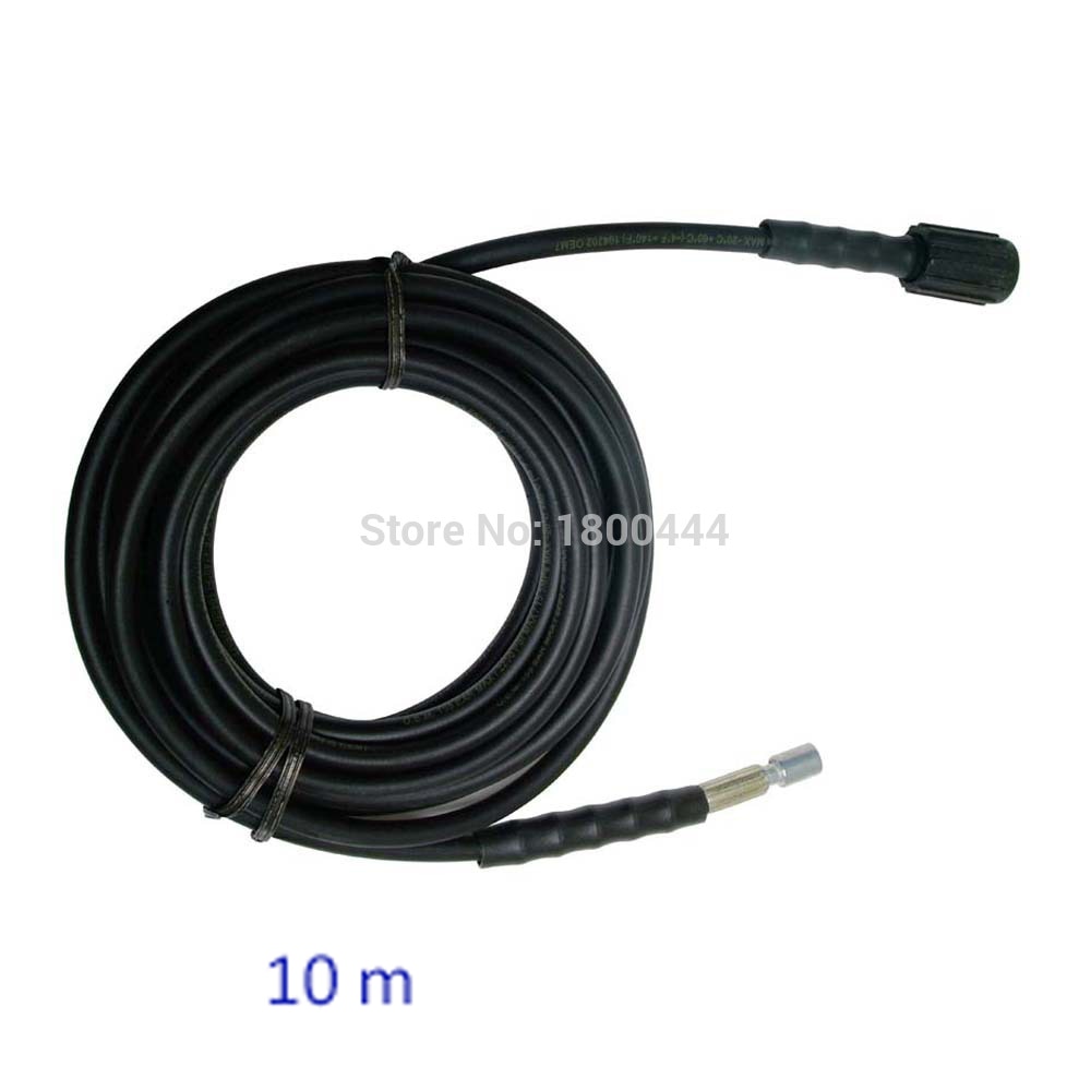 High Pressure Washer Hose 10m & Water Spray Gun Kit High Pressure Car Washer Spray Gun Hose Kit