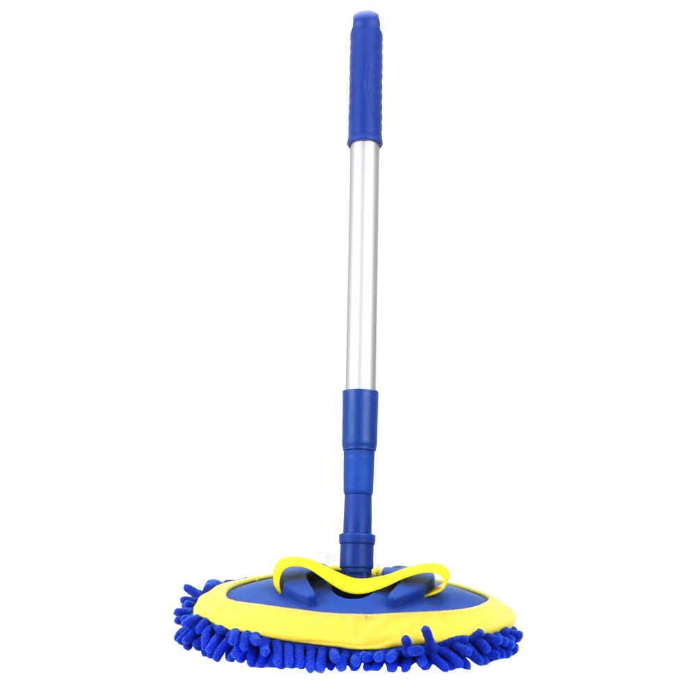 Car Wash Brush Cleaning Mop Telescoping Long Handle Chenille Broom Cleaning Brushes With Sponge Auto Accessories