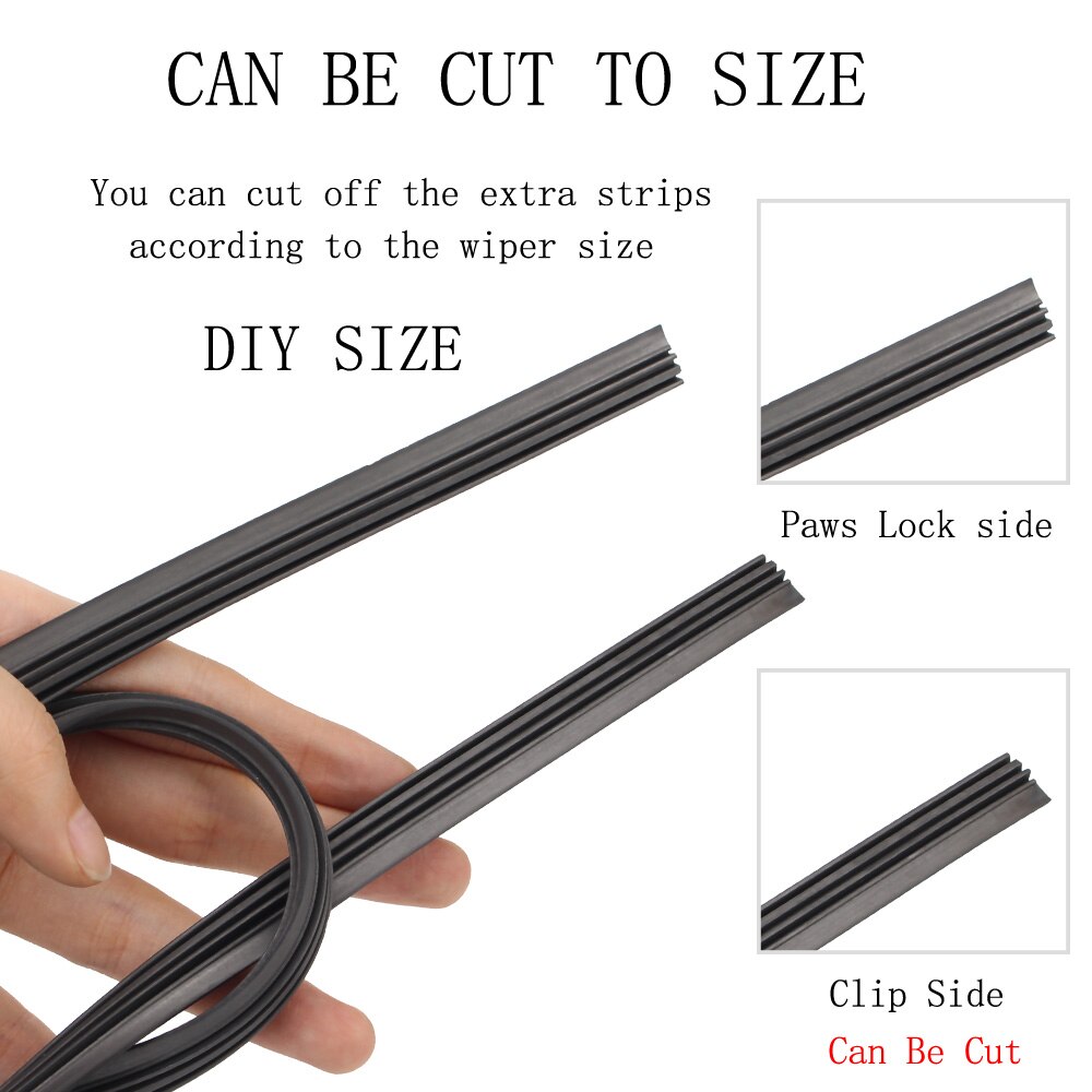 2Pcs/Set Car Wiper Blade Strip 26