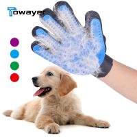 Cat Dog Glove Pet Grooming Glove Pet Brush Glove for Cat Dog Hair Remove Brush Dog Deshedding Cleaning Combs Massage Gloves