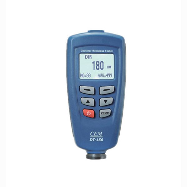 CEM DT-156 Paint Coating Thickness Gauge Meter Auto F/NF Probe 1250μm V-groove