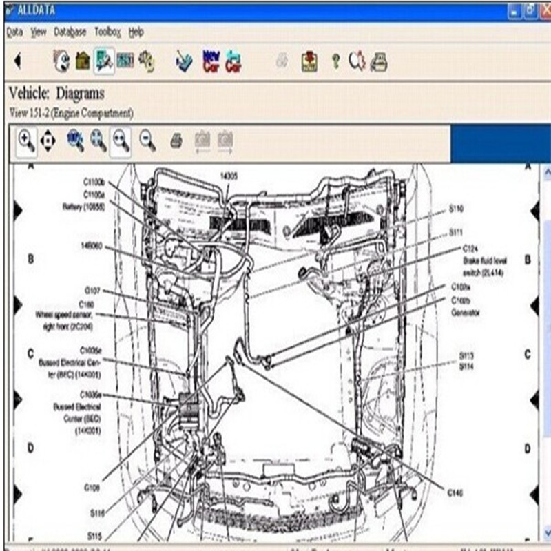 Used For Panasonic CF-30 Laptop 4G With Car Software alldata 10.53 mit..ll 2015 atsg 3in1 installed well 1TB HDD