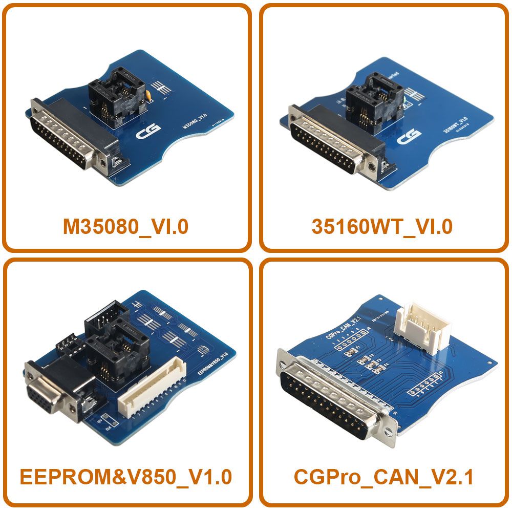 V2.2.6.0 CG Pro 9S12 Programmer Full Version with All Adapters including New CAS4 DB25 and TMS370 Adapter