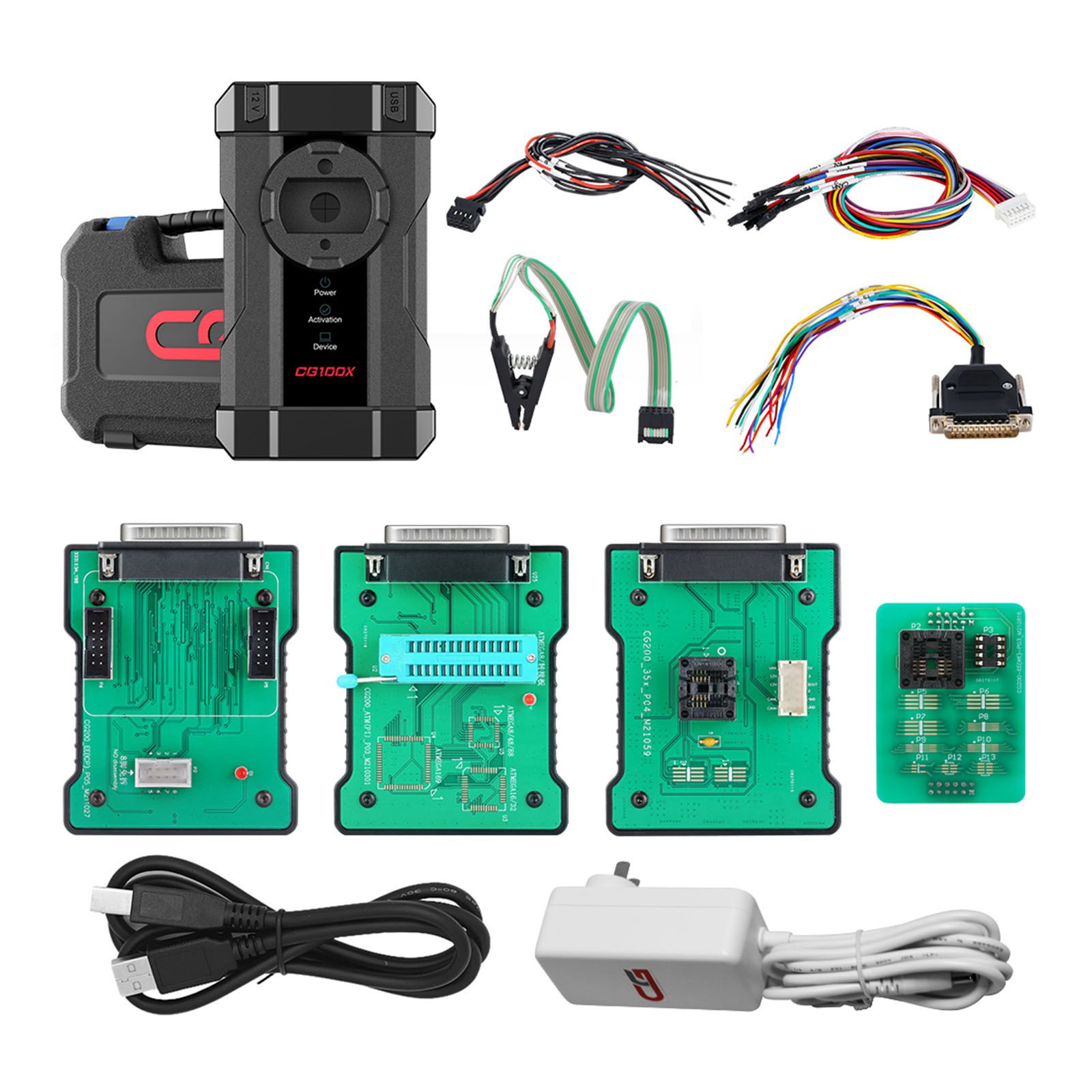2024 CGDI CG100X Programmer for Airbag Reset Mileage Adjustment and Chip Reading Support MQB Add RH850 R7F701407 Get Free Pro V2 and D1 MQB Adapter