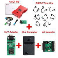 CGDI MB with Full Adapters including EIS/ELV Test Line + ELV Adapter + ELV Simulator + AC Adapter with New Diode