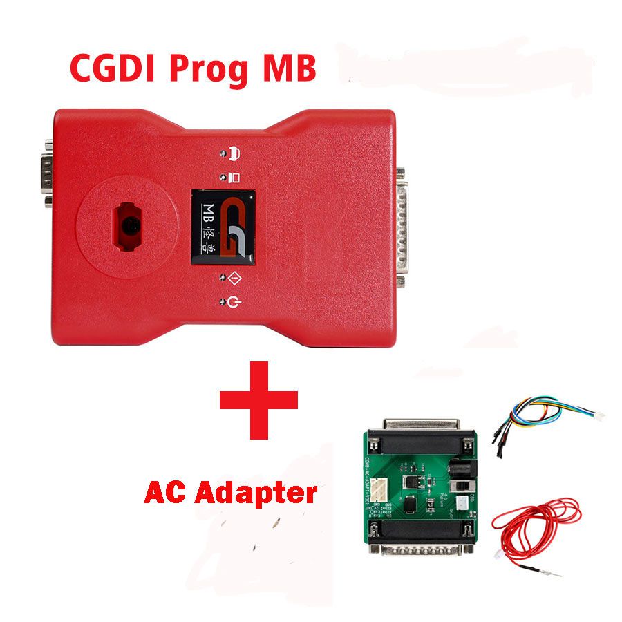 CGDI MB with AC Adapter Work with Mercedes W164 W204 W221 W209 W246 W251 W166 for Data Acquisition via OBD