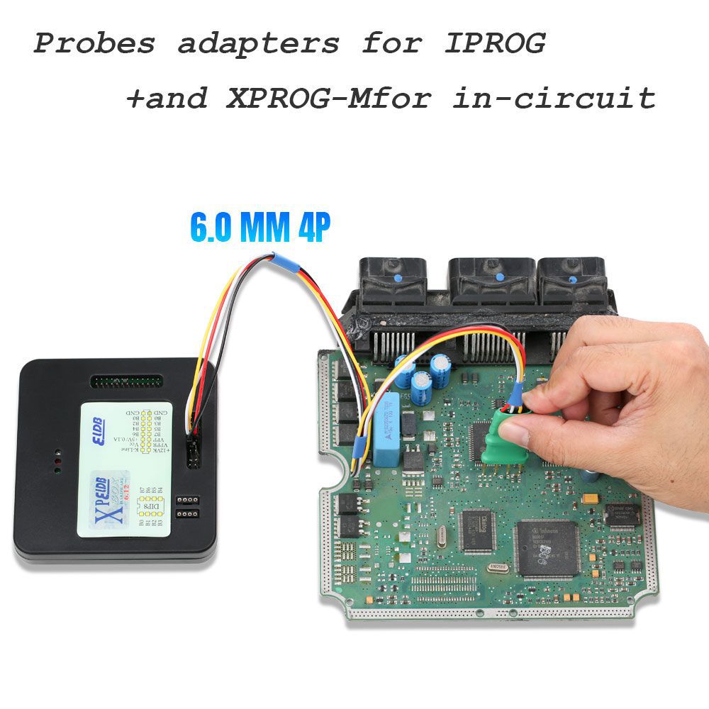 Cheap Probes Adapter for IPROG+ for in-circuit ECU Work with Iprog+ Programmer and Xprog