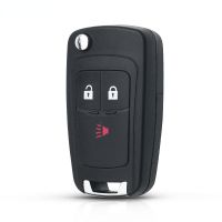 Replacement Folding For Chevrolet Cruze Spark Flip Remote Key 3 Buttons Remote Key Case Shell Fob Cover