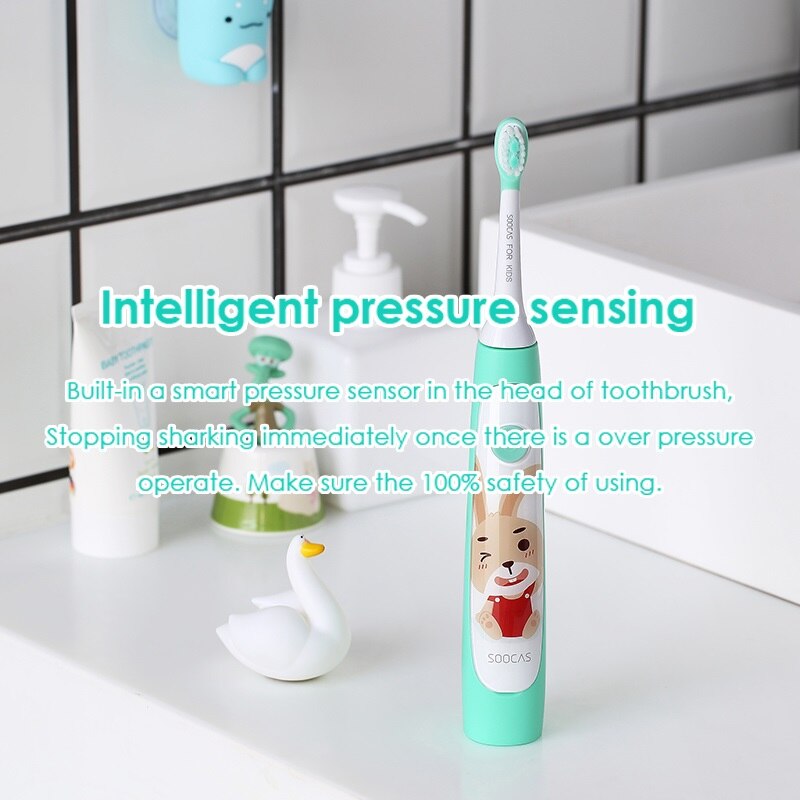 Children Electric Toothbrush Sonic Brush Teeth Child Kid Automatic Toothbrush Wireless Charging IPX7